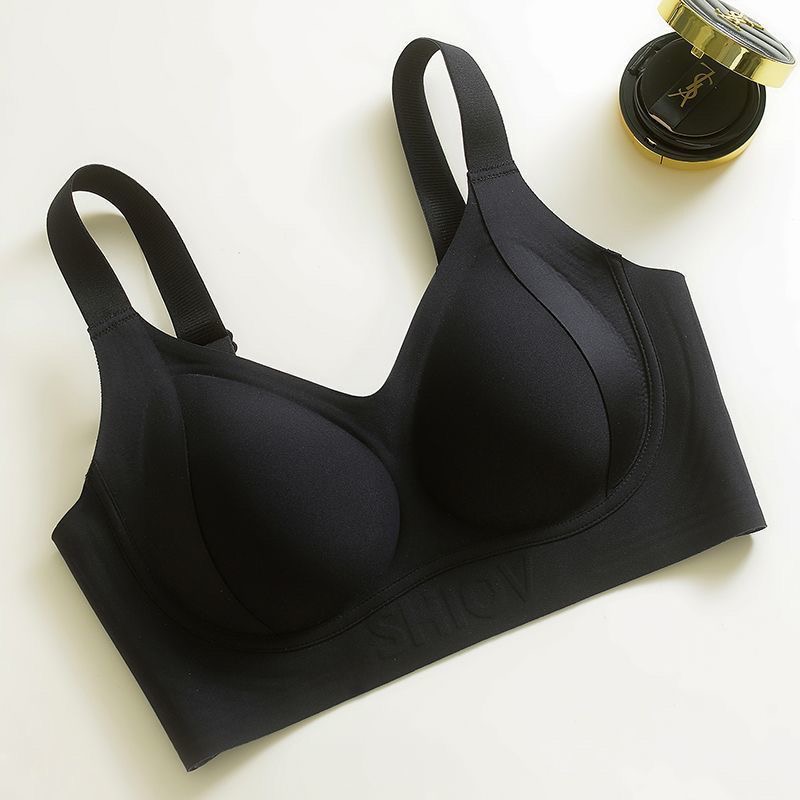 Seamless Invisible Plus Size Support Bra for Women - Push-Up Side Smoothing, Anti-Sagging Lightweight Wireless Bra - Image 2