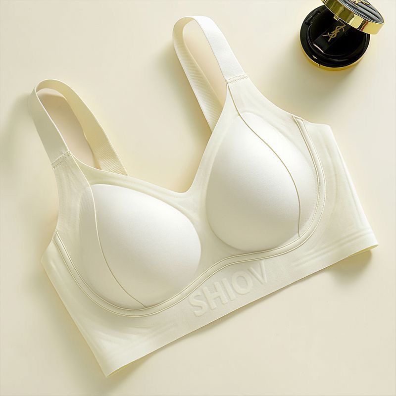 Seamless Invisible Plus Size Support Bra for Women - Push-Up Side Smoothing, Anti-Sagging Lightweight Wireless Bra - Image 5